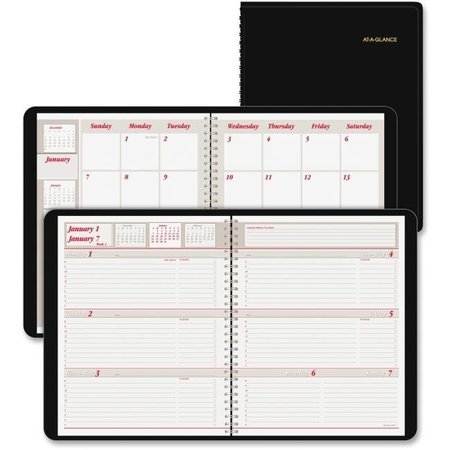 AT-A-GLANCE At A Glance AAG7065005 Weekly & Monthly Appointment Book - Black AAG7065005